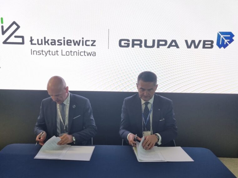 GRUPA WB i Łukasiewicz-ILOT podpisały ramową umowę o współpracy