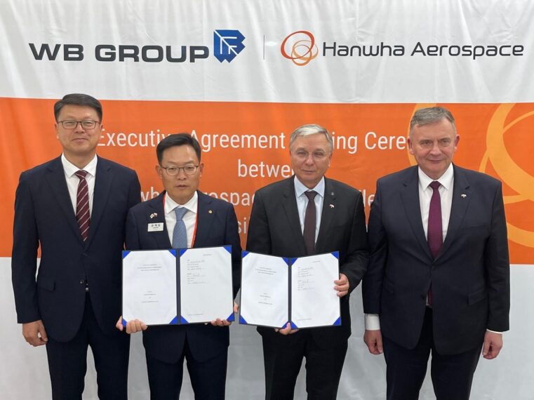 WB GROUP and Hanwha Aerospace Executive Agreement